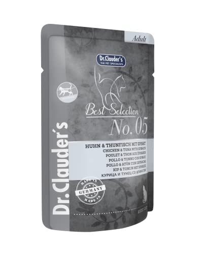 DC Huhn & Thunfisch mit Spinat 85 gr 16er Pack von Dr Clauder's