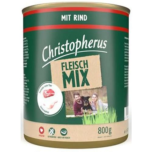 Dr. Alder Christopherus Fleischmix mit Rind | 6X 800g von Dr. Alder