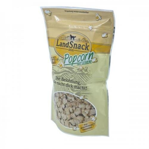 LandSnack Popcorn mit Leber 100g, Hundesnack, Kauknochen von Dr. Alders