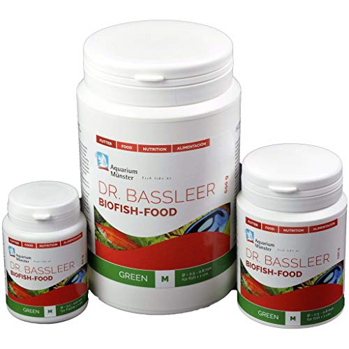 Aquarium Münster Biofish Food Green XL 170g für Erwachsene Fisch, Fischfutter in Tüte, 170g von Aquarium Münster