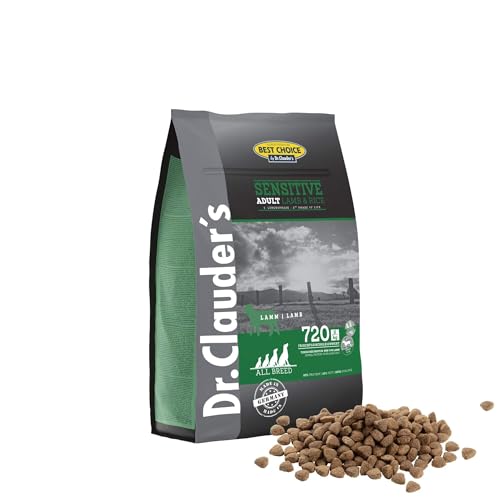 DR.CLAUDER'S - Best Choice Sensitive Adult | Trockenfutter für ausgewachsene, Sensible Hunde zur Förderung der Verdauung und Vitalität. Alleinfutter im Beutel | 350g Lamm&Reis DR.CLAUDER'S - Best Choice Sensitive Adult | Trockenfutter für ausgewachsene, Sensible Hunde zur Förderung der Verdauung und Vitalität. Alleinfutter im Beutel | 350g Lamm&Reis von Dr.Clauder´s