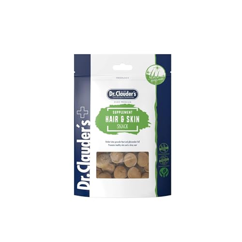 DR.CLAUDER'S - Supplement Snack Hair & Skin | Snack zur Förderung der Haut- und Fellgesundheit und Reduzierung von Haarausfall bei Hunden und Katzen. Nahrungsergänzungssnack im Frischebeutel | 150g DR.CLAUDER'S - Supplement Snack Hair & Skin | Snack zur Förderung der Haut- und Fellgesundheit und Reduzierung von Haarausfall bei Hunden und Katzen. Nahrungsergänzungssnack im Frischebeutel | 150g von Dr.Clauder´s