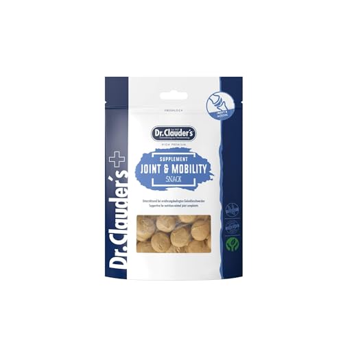 DR.CLAUDER'S - Supplement Snack Joint & Mobility | Snack zur Unterstützung der Gelenkfunktion bei Hunden und Katzen. Nahrungsergänzungssnack im Frischebeutel | 150g DR.CLAUDER'S - Supplement Snack Joint & Mobility | Snack zur Unterstützung der Gelenkfunktion bei Hunden und Katzen. Nahrungsergänzungssnack im Frischebeutel | 150g von Dr.Clauder´s