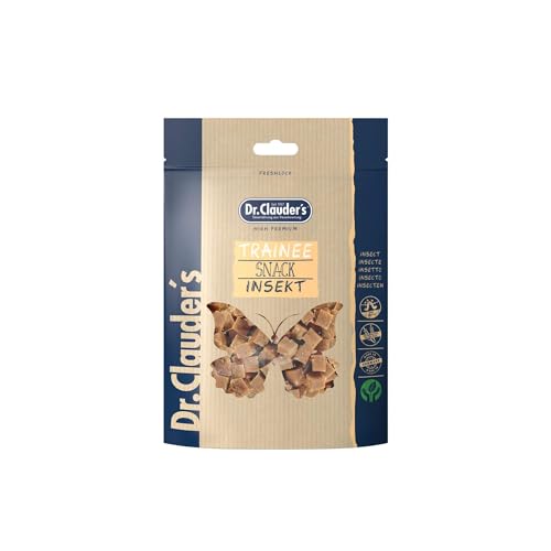 DR.CLAUDER'S - Trainee Snack Insekt | Hypoallergene Snacks mit Insektenprotein und pflanzlichen Zutaten für Hunde und Katzen. Getreidefreie Leckerlis im Frischebeutel | 80g DR.CLAUDER'S - Trainee Snack Insekt | Hypoallergene Snacks mit Insektenprotein und pflanzlichen Zutaten für Hunde und Katzen. Getreidefreie Leckerlis im Frischebeutel | 80g von Dr.Clauder´s