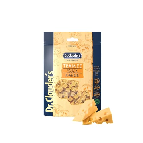 DR.CLAUDER'S - Trainee Snack Käse | Proteinreiche Käse Snacks mit Vitamin B2 und Calcium für Hunde und Katzen. Getreidefreie Leckerlis im Frischebeutel | 80g DR.CLAUDER'S - Trainee Snack Käse | Proteinreiche Käse Snacks mit Vitamin B2 und Calcium für Hunde und Katzen. Getreidefreie Leckerlis im Frischebeutel | 80g von Dr.Clauder´s