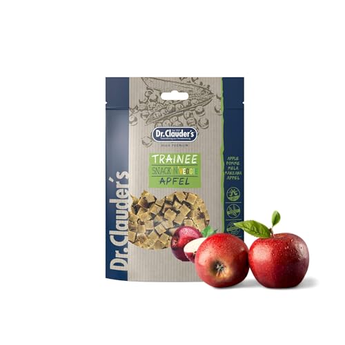 DR.CLAUDER'S - Trainee Snack Veggie Apfel | Pflanzliche, proteinreiche Snacks mit Apfel und Erdnussbutter für Hunde und Katzen. Getreidefreie Leckerlis im Frischebeutel | 80g DR.CLAUDER'S - Trainee Snack Veggie Apfel | Pflanzliche, proteinreiche Snacks mit Apfel und Erdnussbutter für Hunde und Katzen. Getreidefreie Leckerlis im Frischebeutel | 80g von Dr.Clauder´s