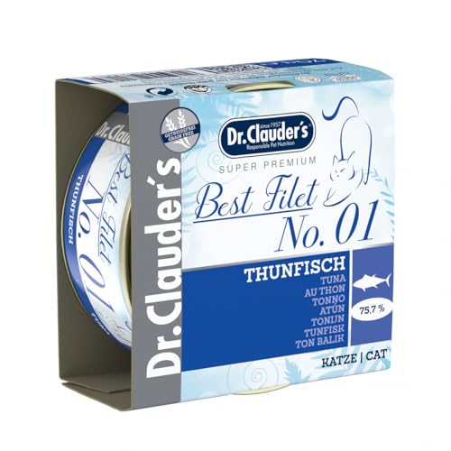 Dr. Clauder's Best Filet Adult No. 01 Thunfisch | 24 x 70 g von Dr. Clauder's