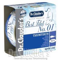 Dr. Clauder's Best Filet No. 01 Thunfisch - 24x 70g von Dr. Clauder's