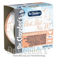 Dr. Clauder's Best Filet No. 07 Hähnchenbrust & Lachs - 24x 70g von Dr. Clauder's