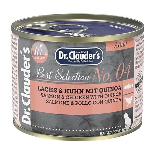 Dr. Clauder's Best Selection Adult No. 4 Lachs & Huhn mit Quinoa | 6 x 200 g Dr. Clauder's Best Selection Adult No. 4 Lachs & Huhn mit Quinoa | 6 x 200 g von Dr. Clauder's