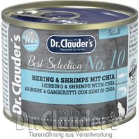 Dr. Clauder's Best Selection No 10 Hering & Shrimps mit Chia 12x200 g von Dr. Clauder's