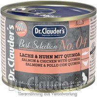 Dr. Clauder's Best Selection No 4 Lachs & Huhn mit Quinoa 12x200 g von Dr. Clauder's