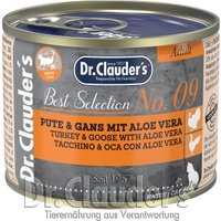 Dr. Clauder's Best Selection No 9 Pute & Gans mit Aloe Vera 12x200 g von Dr. Clauder's