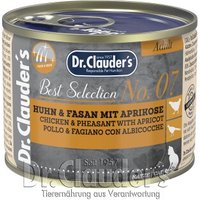 Dr. Clauder's Best Selection No7 Huhn & Fasan mit Aprikose 12x200 g von Dr. Clauder's