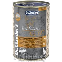 Dr. Clauder's Best Selection No7 Huhn & Fasan mit Aprikose 12x400 g von Dr. Clauder's