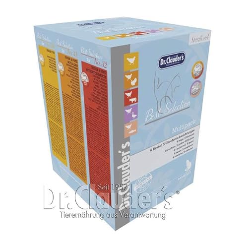 Dr. Clauder's Best Selection Sterilised Multipack | 510 g von Dr. Clauder's