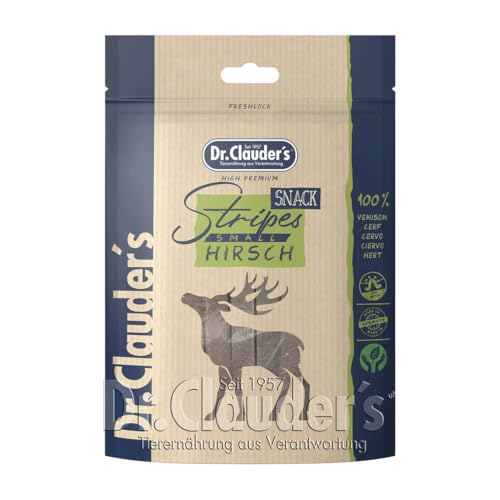 Dr. Clauder's Hirschfleisch Stripes Small | 80 g von Dr. Clauder's