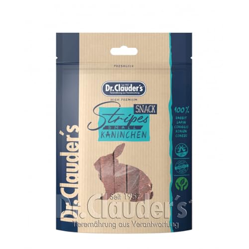 Dr. Clauder's Kaninchenfleisch Stripes Small | 80 g von Dr. Clauder's