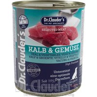 Dr. Clauder's Selected Meat Kalb & Gemüse -12x 800g von Dr. Clauder's