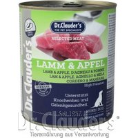 Dr. Clauder's Selected Meat Lamm & Apfel -12x 800g von Dr. Clauder's