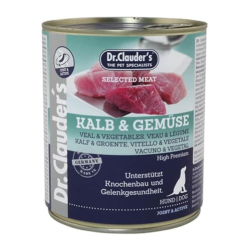 Dr. Clauder's Selected Meat - PreBiotics - Kalb & Gemüse | 6 x 800 g von Dr. Clauder's