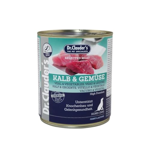 Dr. Clauder's Selected Meat - PreBiotics - Kalb & Gemüse | 6 x 800 g von Dr. Clauder's