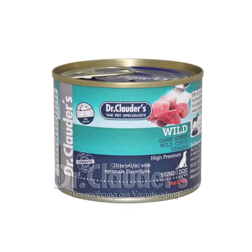 Dr. Clauder's Selected Meat - PreBiotics - Wild | 6 x 200 g von Dr. Clauder's