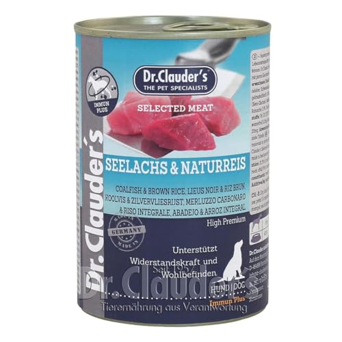 Dr. Clauders Dog Dose Selected Meat Seelachs & Reis 400g (Menge: 6 je Bestelleinheit) von Dr. Clauders