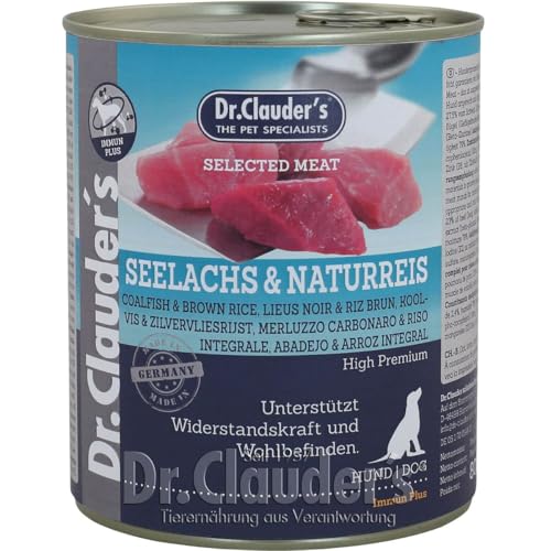 Dr. Clauders Dog Dose Selected Meat Seelachs & Reis 800g (Menge: 6 je Bestelleinheit) von Dr. Clauders