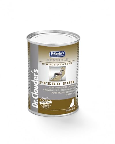 Dr. Clauders Dog Dose Selected Meat Sensible Pferd pur 400g (Menge: 6 je Bestelleinheit) von Dr. Clauder's