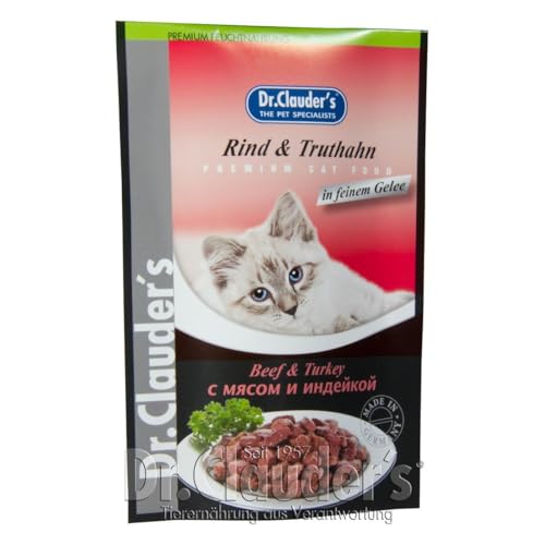 Dr. Clauders Katze Rind + Truthahn 100g Frischebeutel Dr. Clauders Katze Rind + Truthahn 100g Frischebeutel von Dr. Clauder's
