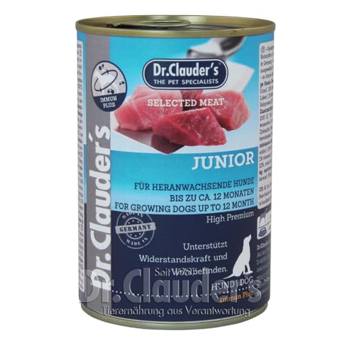 Dr. Clauders Selected Meat Junior | 6X 400g Hundefutter nass von Dr. Clauder's