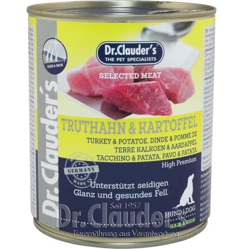 Dr. Clauders Selected Meat Truthahn & Kartoffel |6X 800g Hundefutter von Dr. Clauder's