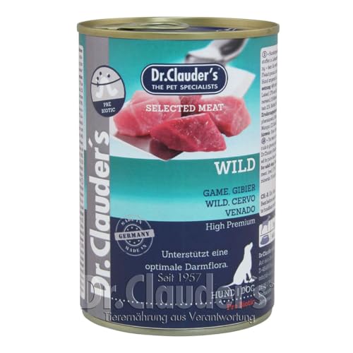 Dr. Clauders Selected Meat Wild | 6X 400g Hundefutter nass von Dr. Clauders