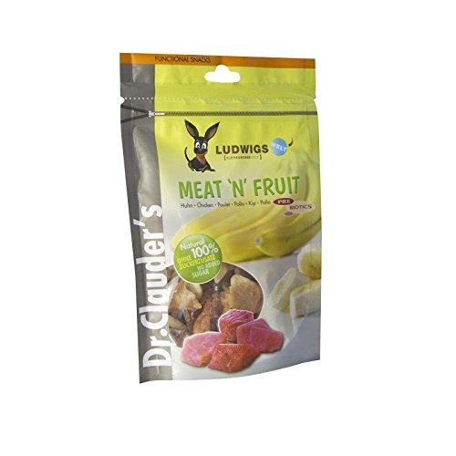 Dr. Clauders Snack Meat&Fruit Banane & Hühnchen Snack 80g (Menge: 10 je Bestelleinheit) von Dr. Clauders