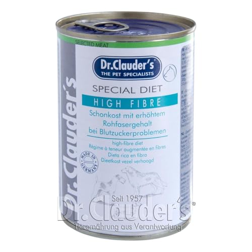 Dr. Clauders Special Diet High Fibre-Protein | 6X 400g Hundefutter von Dr. Clauder's