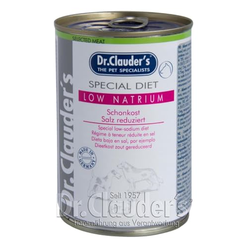 Dr. Clauders Special Diet Low Natrium | 6X 400g Hundefutter von Dr. Clauder's