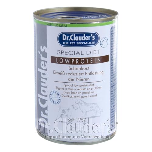 Dr. Clauders Special Diet Low Protein | 6X 400g Hundefutter von Dr. Clauders