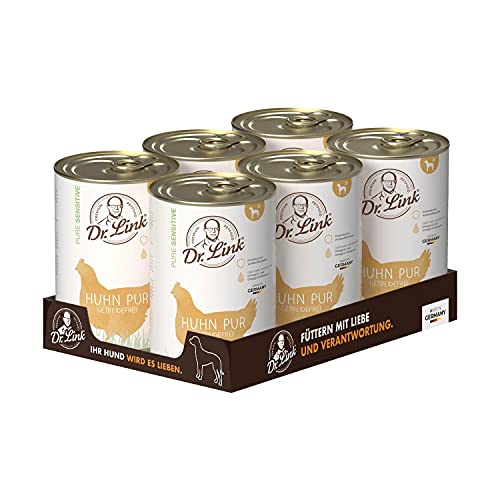 Dr. Link® PURE SENSITIVE 6x400g Huhn pur von Dr. Link VET PETCARE