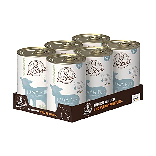 Dr. Link® PURE SENSITIVE 6x400g Lamm pur von Dr. Link VET PETCARE