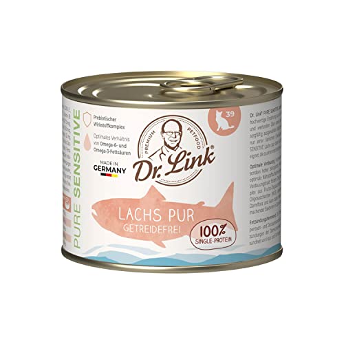 Dr. Link® PURE SENSITIVE 6x190g Lachs pur von Dr. Link VET PETCARE