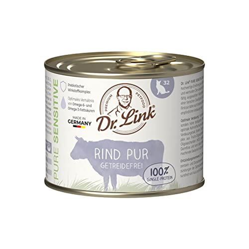 Dr. Link® PURE SENSITIVE 6x200g Rind pur von Dr. Link VET PETCARE