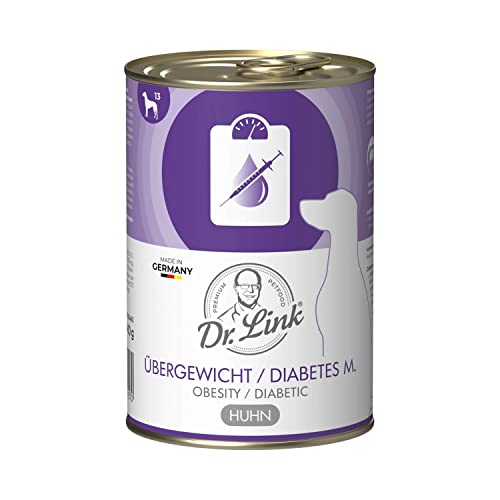 Dr. Link® Spezial-DIÄT 6x400g Übergewicht/Diabetes m. | Obesity/Diabetic Huhn von Dr. Link VET PETCARE