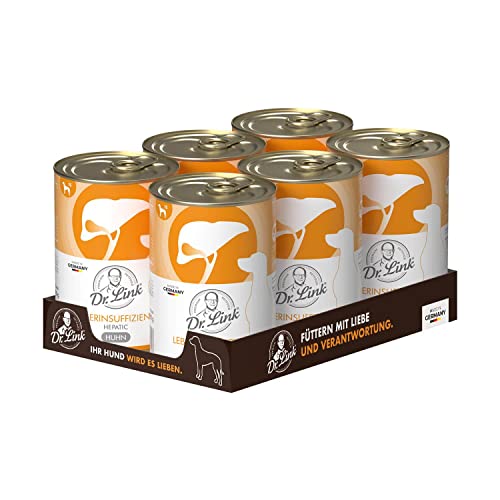 Dr. Link® Spezial-DIÄT 6x400g Leberinsuffizienz | Hepatic Huhn von Dr. Link VET PETCARE