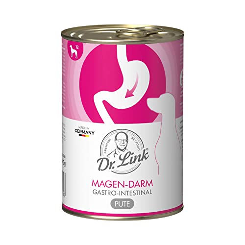 Dr. Link® Spezial-DIÄT 6x400g Magen-Darm | Gastro-Intestinal Pute | Nassfutter für Hunde von Dr. Link VET PETCARE