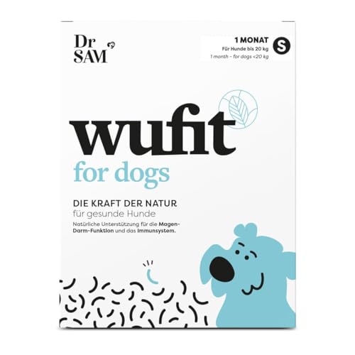 Dr. SAM wufit Dogs - Wurmkur sekundierende Tabletten für Hunde, 100% pflanzlich, als Unterstützung der natürlichen Magen-Darm-Funktion nach einem Wurmbefall, für Hunde bis 20kg von Dr. SAM