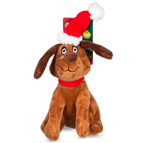 Dr. Seuss for Pets How The Grinch Stole Christmas Max Santa Plush Squeaker Toy for Dogs | Squeaky Dog Toys, Plush Dog Toys, Holiday Toys for Dogs, 6 Inch von Dr. Seuss for Pets