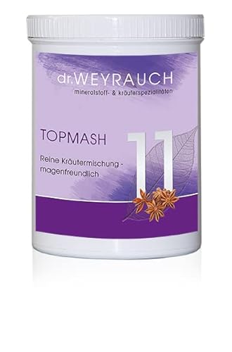 Dr. Weyrauch Nr. 11 TOPMASH | 600 g | Ergänzungsfuttermittel für Pferde | Zur Unterstützung bei Magen- und Darmproblemen | Traditionelle Gewürze wie Anis, Fenchel und Kümmel von Dr. Weyrauch