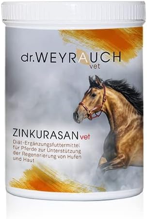 Dr. Weyrauch Zinkursan vet | 1,5 kg | Ergänzungsfuttermittel für Pferde | Kann dabei helfen einen Zinkmangel auszugleichen | Kann zur Unterstützung der Regeneration von Hufen beitragen von Dr. Weyrauch