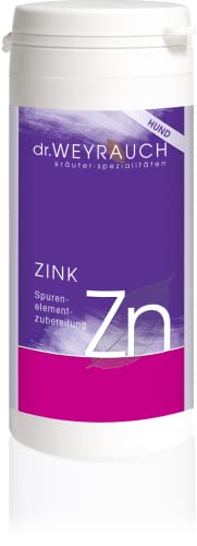 Dr. Weyrauch Zn Zink | 60 Kapseln | Ergänzungsfuttermittel für Hunde | Kräutermischung bei Zinkmangel bei Hunden | Zur Unterstützung der Verdauung und des Immunsystems von Dr. Weyrauch